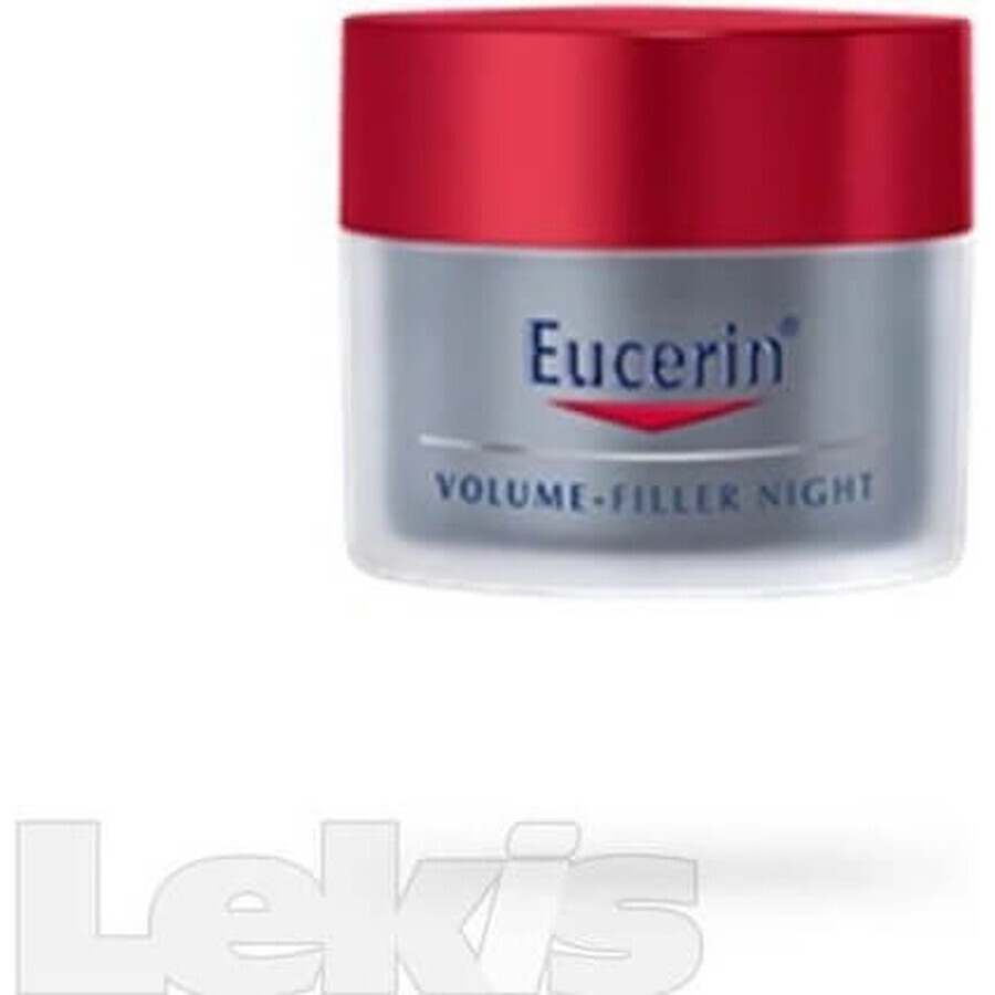 Eucerin HYALURON-FILLER+Volume-Lift Crema de Noche 1×50 ml, Antienvejecimiento