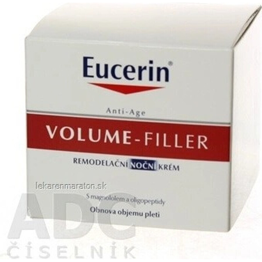 Eucerin HYALURON-FILLER+Volume-Lift Crema de Noche 1×50 ml, Antienvejecimiento