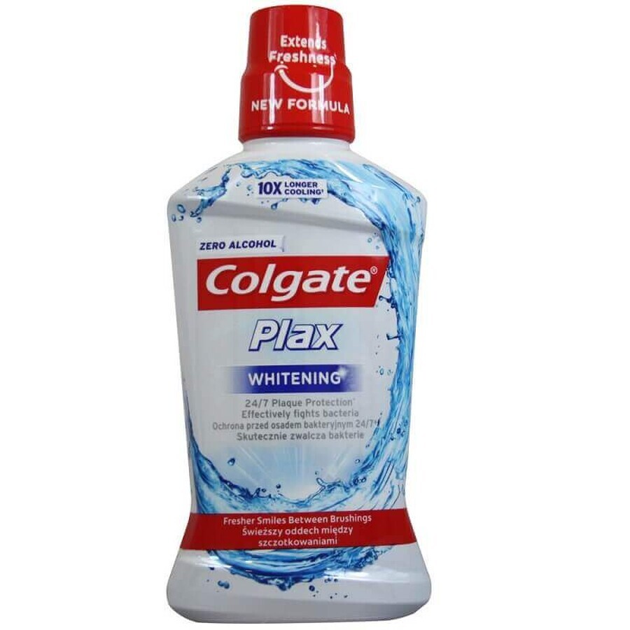 Plax Collutorio sbiancante, 500 ml, Colgate