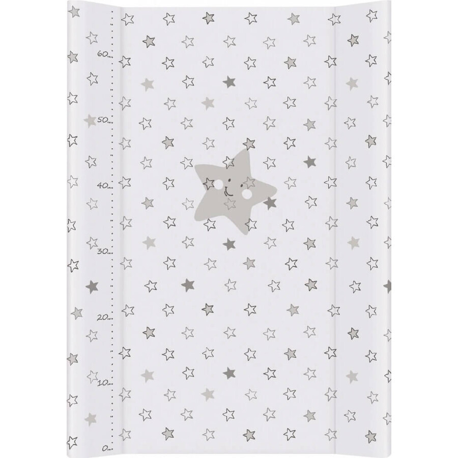 CEBA Tappetino di ricambio a 2 lati con pannello solido (50x70) Comfort Stars grigio 1×1 pz.