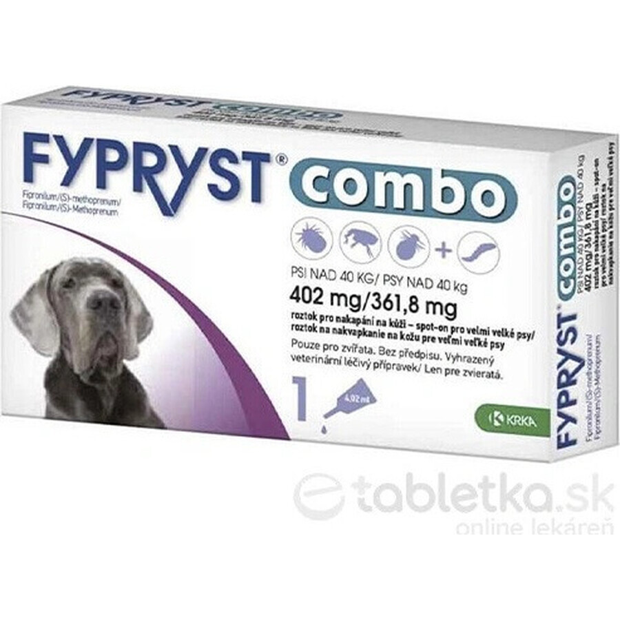 FYPRYST combo 402 mg/361,8 mg PSY OVER 40 KG 1×4,02 ml, vlooienpreparaat