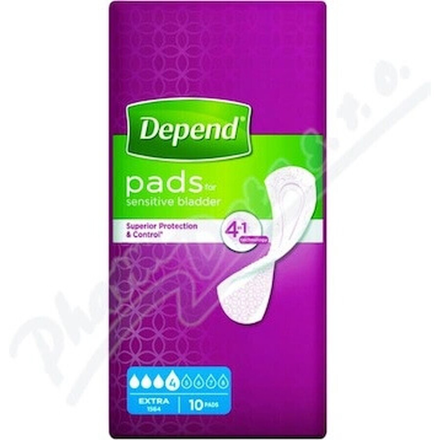 DEPEND EXTRA 1×10 stuks, incontinentiemateriaal