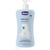 CHICCO Natural Sensation latte corpo con burro di karitè e vitamina E 500ml, 0m+ 1×500ml, latte corpo per bambini