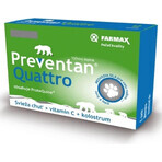 FARMAX Preventan Quattro + vitamina C 1×24 tbl, integratore alimentare