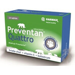 FARMAX Preventan Quattro + vitamina C 1×24 tbl, integratore alimentare