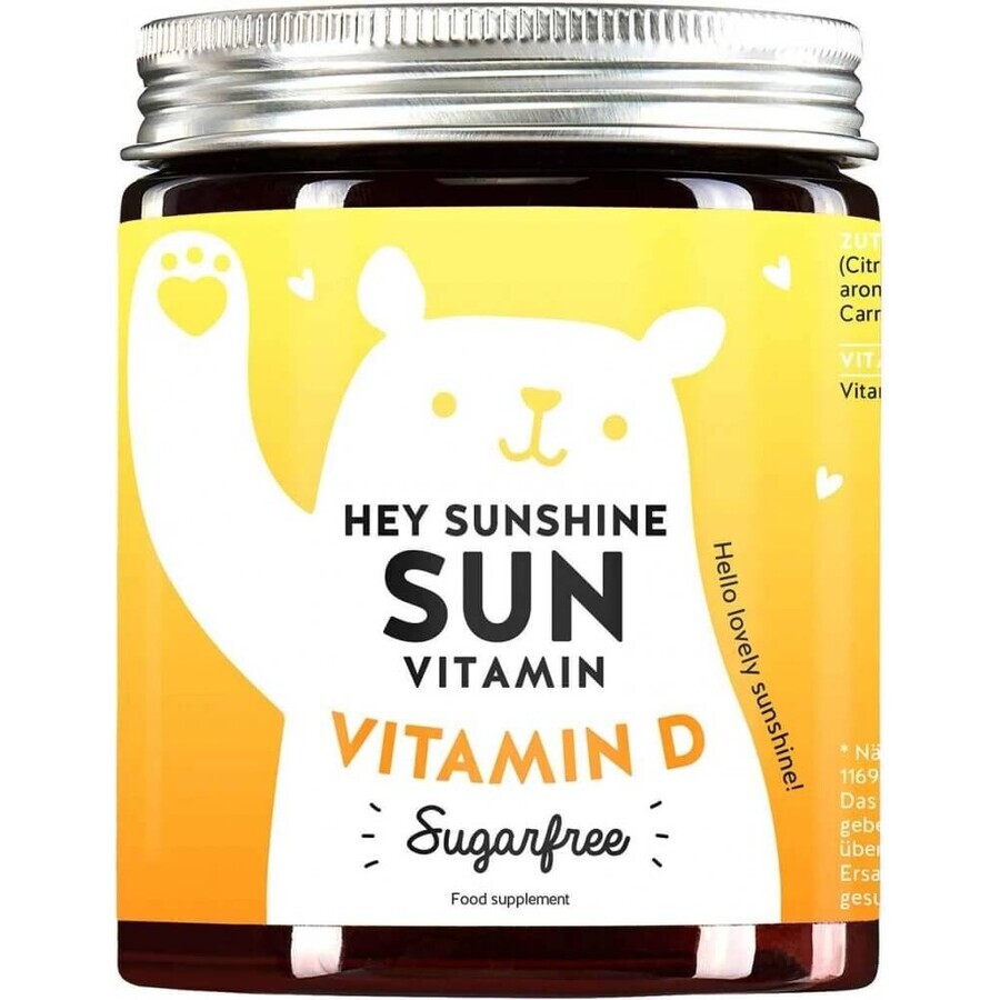 Orsi con benefici Hey Sunshine complex con vitamina D3 senza zucchero 1×60 pz, vitamina D3