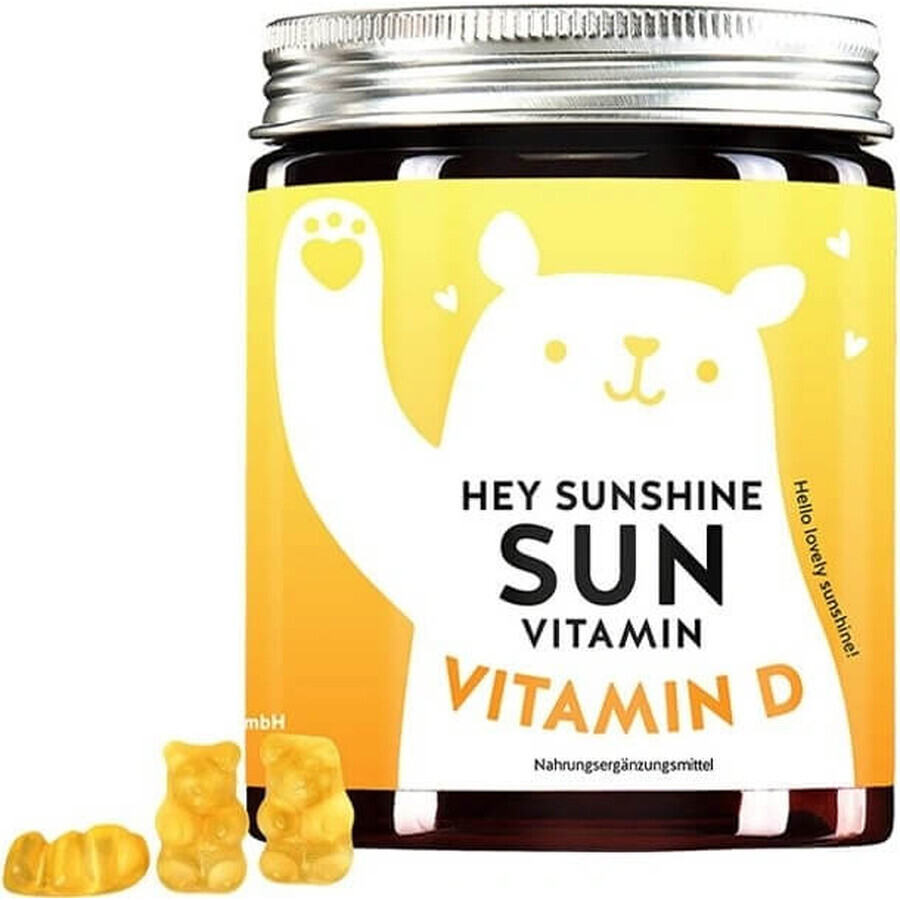 Orsi con benefici Hey Sunshine complex con vitamina D3 senza zucchero 1×60 pz, vitamina D3