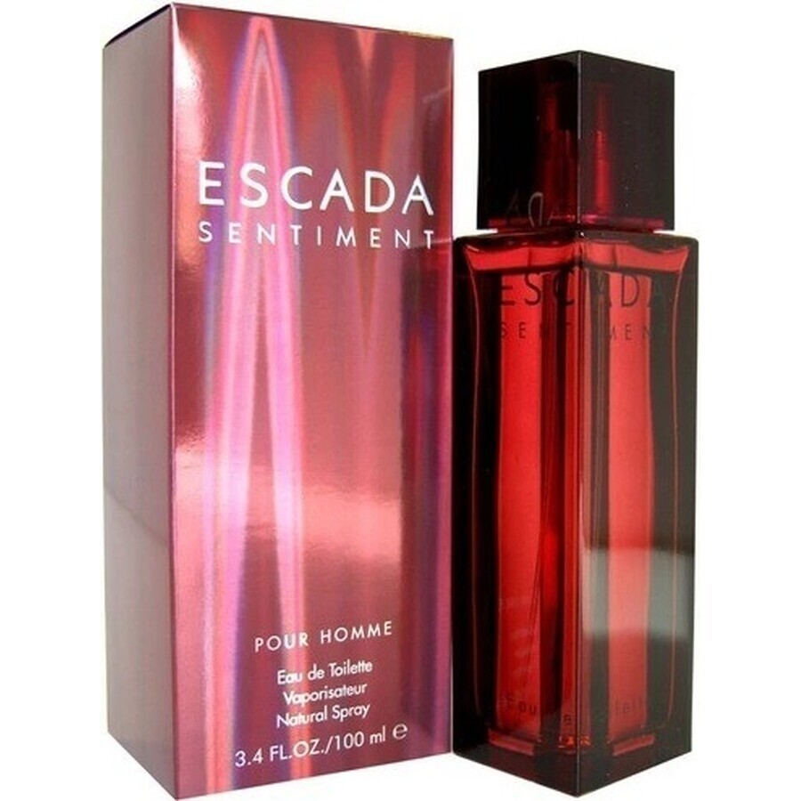 Escada Sentiment Pour Homme Edt 100ml 1×100 ml, Eau de toilette