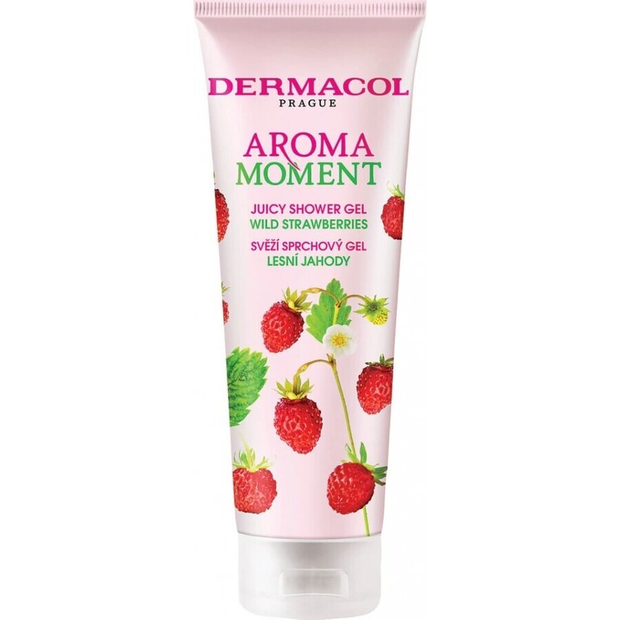 Dermacol Aroma Ritual Wald-Erdbeere Duschgel 1×250 ml, Geschmack: Wald-Erdbeere