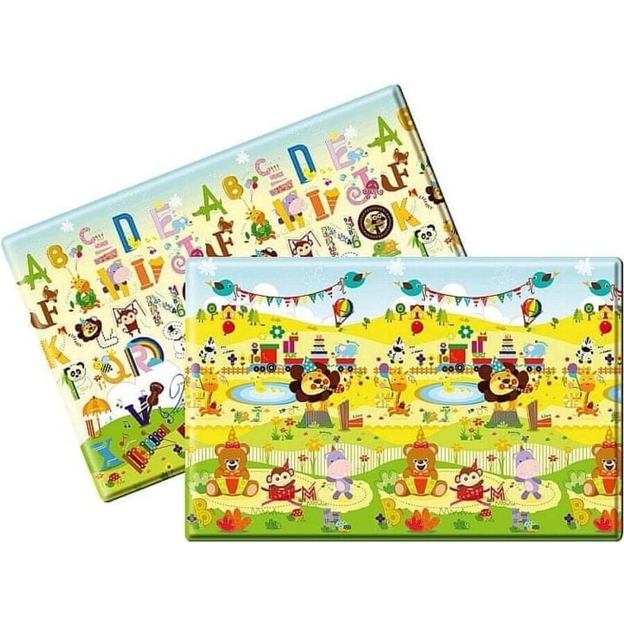 LALALU Playmat PREMIUM Small, 140 x 140 x 1,2 - Happy Birthday 1×1 pc