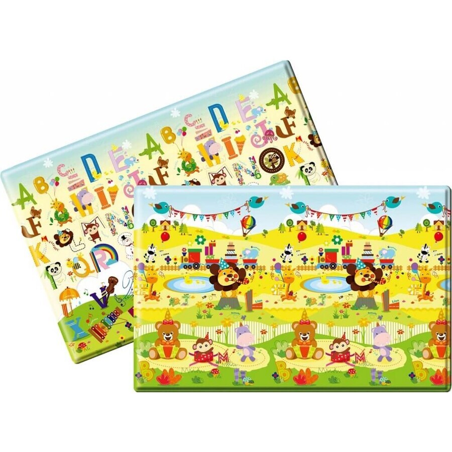 LALALU Playmat PREMIUM Small, 140 x 140 x 1,2 - Happy Birthday 1×1 pc