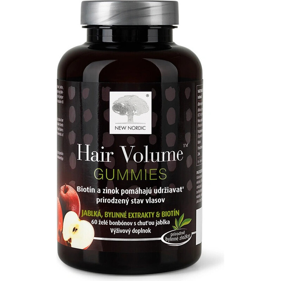 NEW NORDIC Hair Volume GUMMIES 1×60 Stück, Nahrungsergänzungsmittel