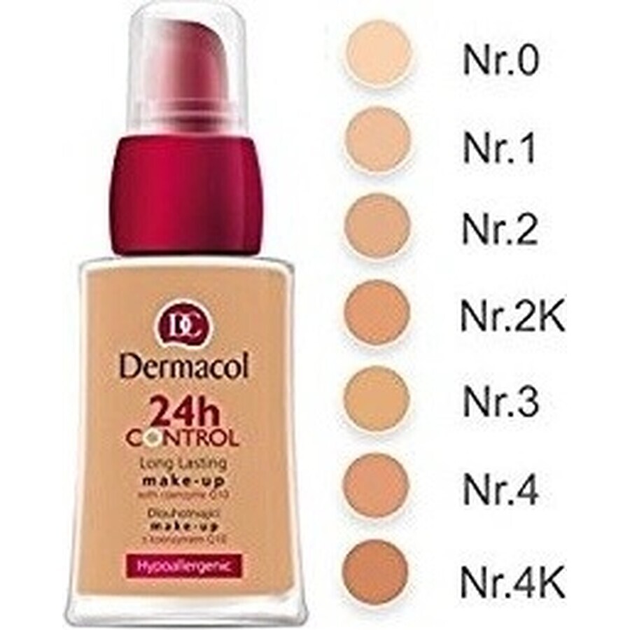 DERMACOL MAKE-UP 24H CONTROL 0 1×30 ml, trucco