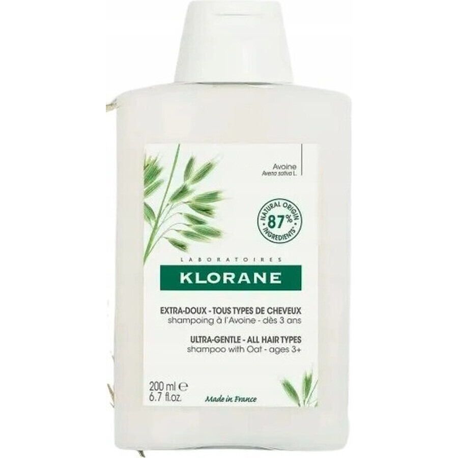 KLORANE SCHAMPOOING met haver 1×200 ml, shampoo