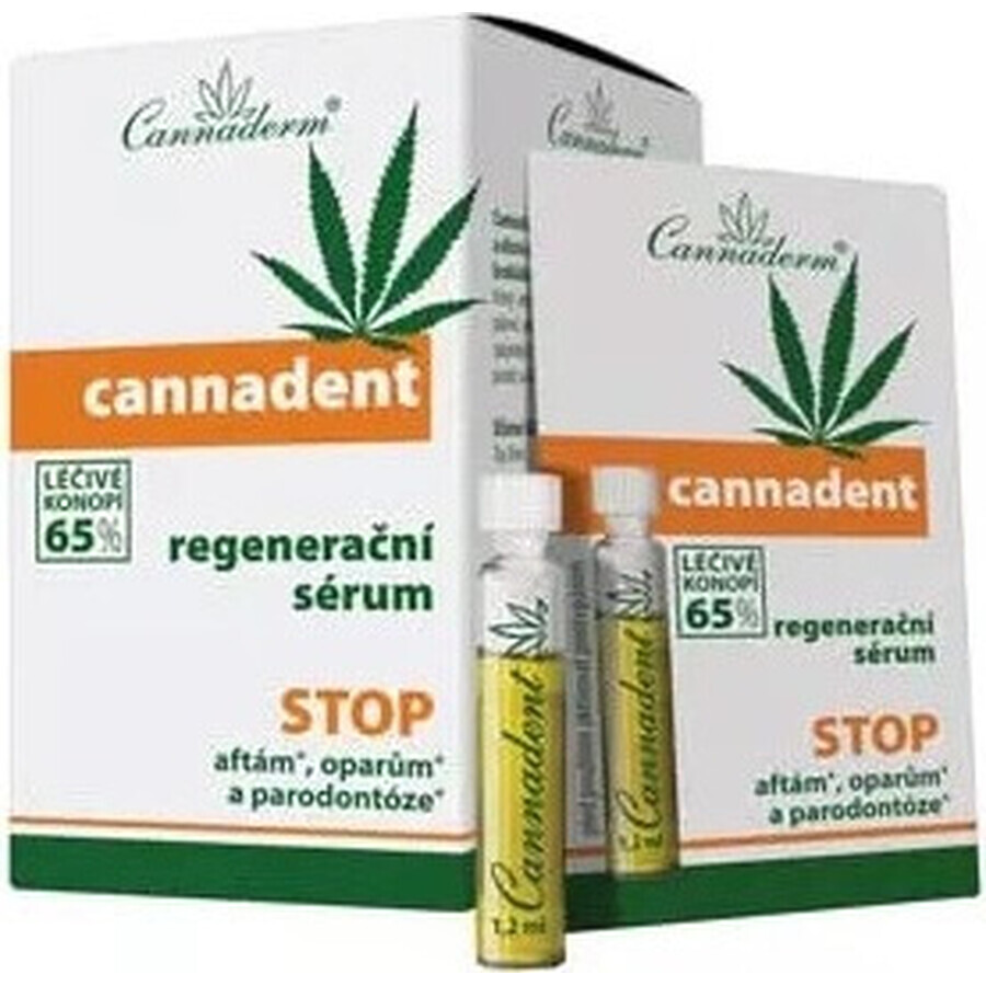 Cannaderm CANNADENT siero rigenerante 1×5 ml, siero rigenerante