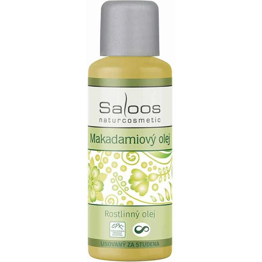 Saloos Macadamia vegetable oil 1×50 ml, skin oil