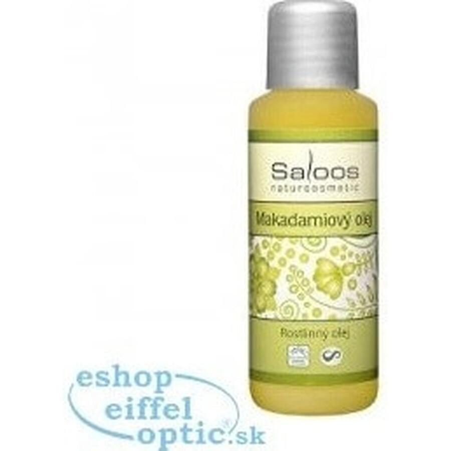 Saloos Macadamia vegetable oil 1×50 ml, skin oil