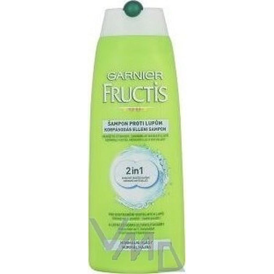 Garnier Fructis Antiroos Reinigende shampoo voor alle haartypes met roos 1×250 ml, shampoo