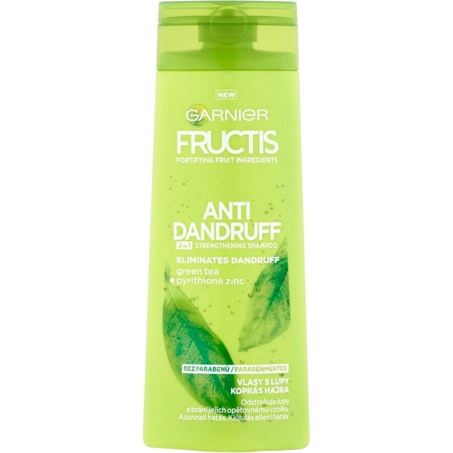 Garnier Fructis Antiroos Reinigende shampoo voor alle haartypes met roos 1×250 ml, shampoo