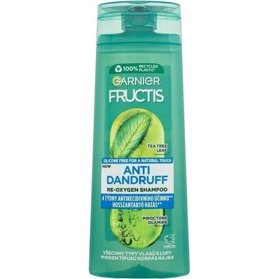 Garnier Fructis Antiroos Reinigende shampoo voor alle haartypes met roos 1×250 ml, shampoo