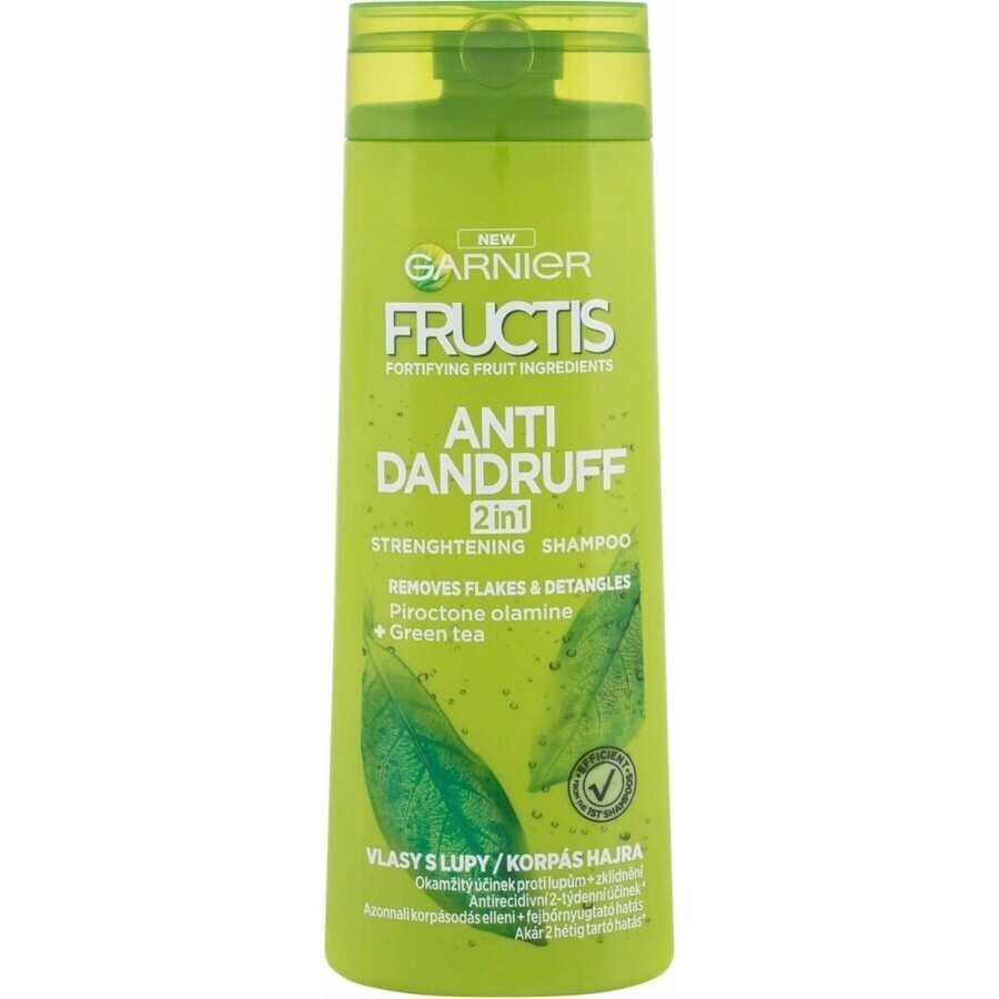 Garnier Fructis Antiroos Reinigende shampoo voor alle haartypes met roos 1×250 ml, shampoo