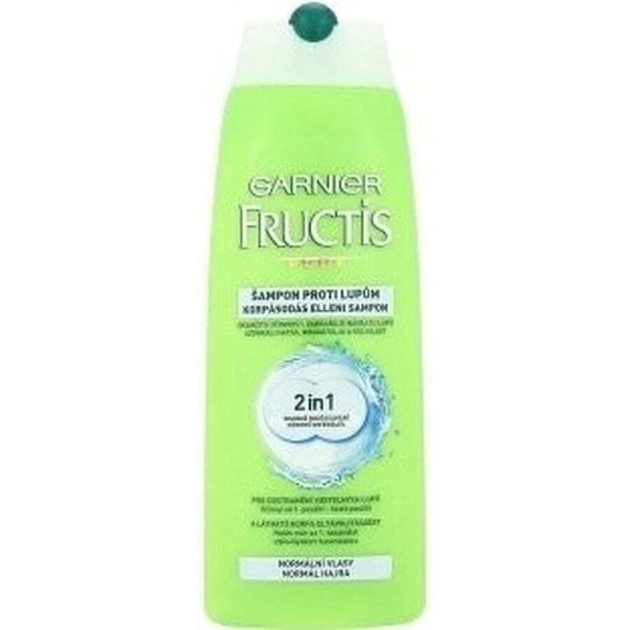 Garnier Fructis Antiroos Reinigende shampoo voor alle haartypes met roos 1×250 ml, shampoo