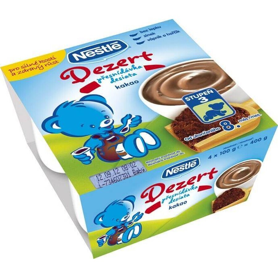 Nestlé YOGOLINO Cacao 4×100 g, dessert con latte