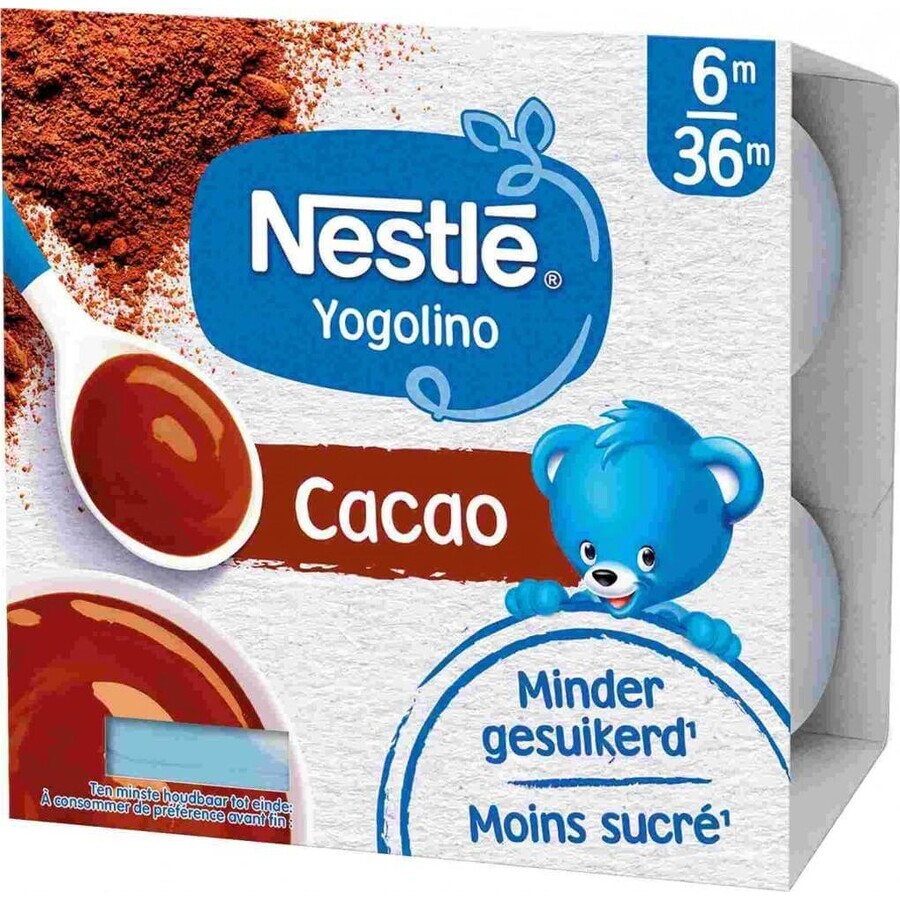 Nestlé YOGOLINO Cacao 4×100 g, dessert con latte