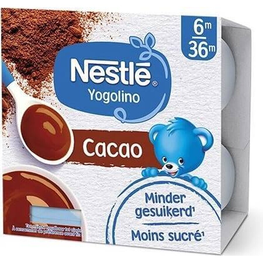 Nestlé YOGOLINO Cacao 4×100 g, dessert con latte