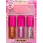 Revolution, Kiss & Go Glaze Lip Care Gift Set 1×1 set, gift set