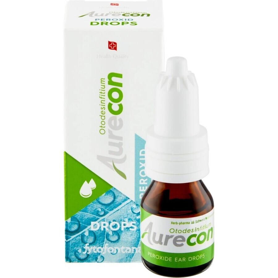 Fytofontana Aurecon Aurecon PEROXID EARDRROPS 1×10 ml, gocce auricolari