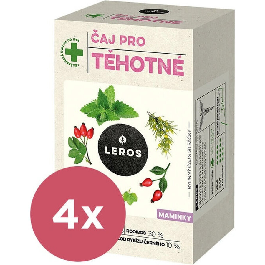 TISANA LEROS PER LE MAMME IN GRAVIDANZA 20×2 g, tisana per le mamme in dolce attesa