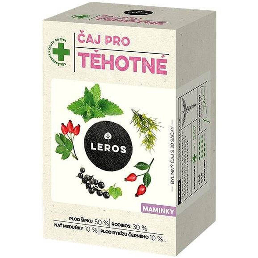 TISANA LEROS PER LE MAMME IN GRAVIDANZA 20×2 g, tisana per le mamme in dolce attesa