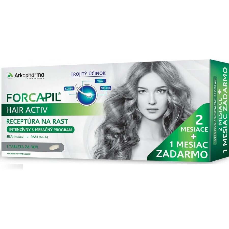 FORCAPIL HAIR ACTIV 3×30 tbl, (90 pcs)