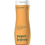 ATTITUDE Shampoo naturale Super leaves con effetto detossinante - lucentezza e volume per capelli fini 1×473 ml, shampoo naturale