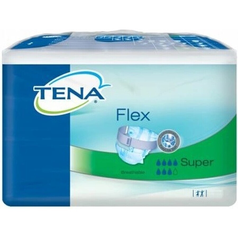 TENA Flex Super M 1×30 pcs, culotte d'incontinence avec ceinture à dégagement rapide