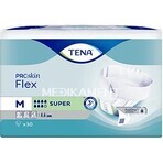 TENA Flex Super M 1×30 pcs, culotte d'incontinence avec ceinture à dégagement rapide