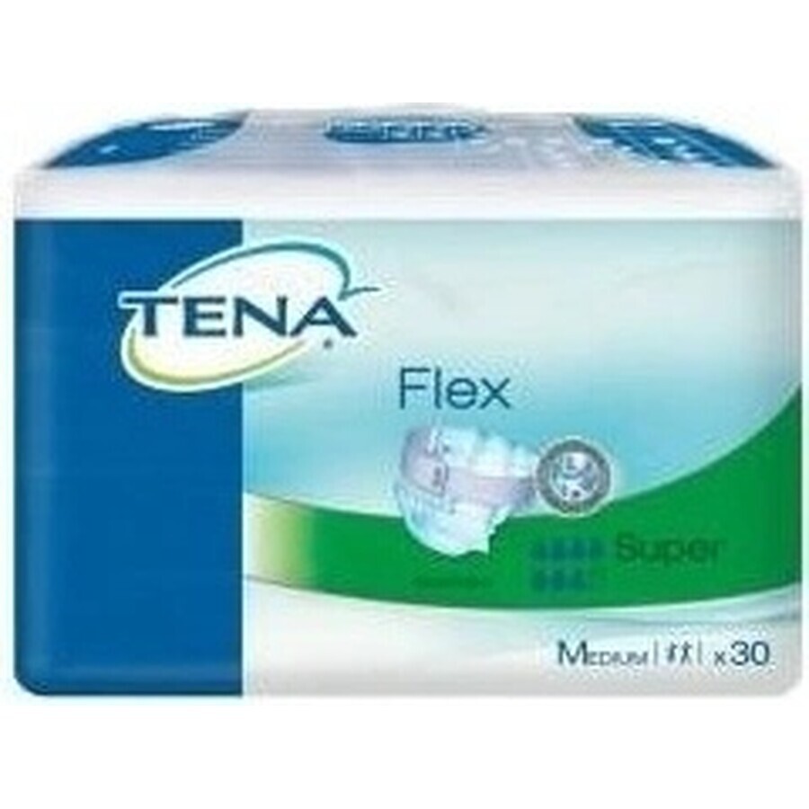 TENA Flex Super M 1×30 pcs, culotte d'incontinence avec ceinture à dégagement rapide