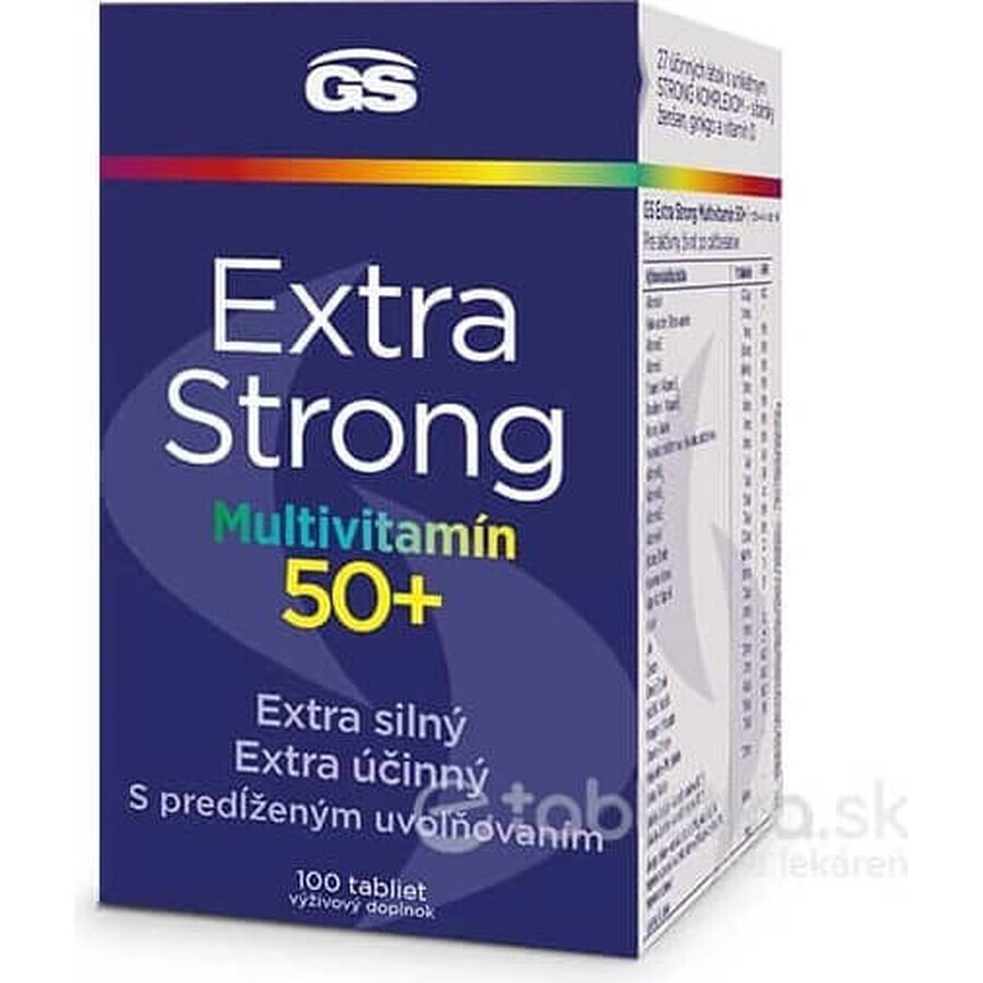 GS Extra Strong Multivitaminico 50+, 100 pezzi 1×100 pezzi, integratore alimentare