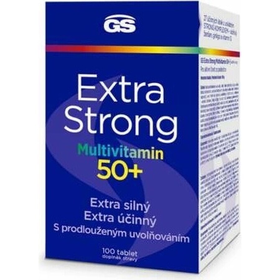 GS Extra Strong Multivitaminico 50+, 100 pezzi 1×100 pezzi, integratore alimentare