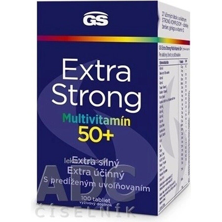 GS Extra Strong Multivitaminico 50+, 100 pezzi 1×100 pezzi, integratore alimentare