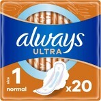 Always Ultra Duo 20 pcs Normal Plus 1×20 pcs, menstrual pads