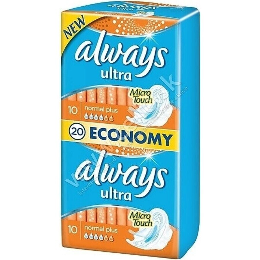 Always Ultra Duo 20 pcs Normal Plus 1×20 pcs, menstrual pads