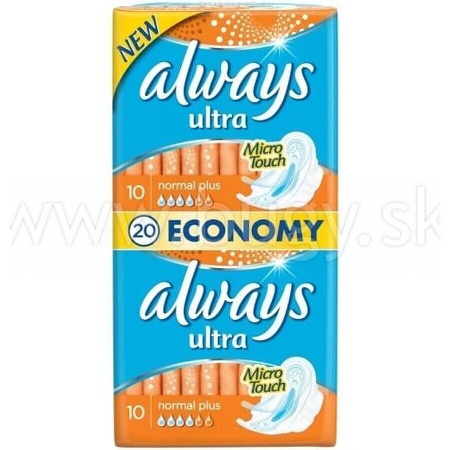 Always Ultra Duo 20 pcs Normal Plus 1×20 pcs, menstrual pads