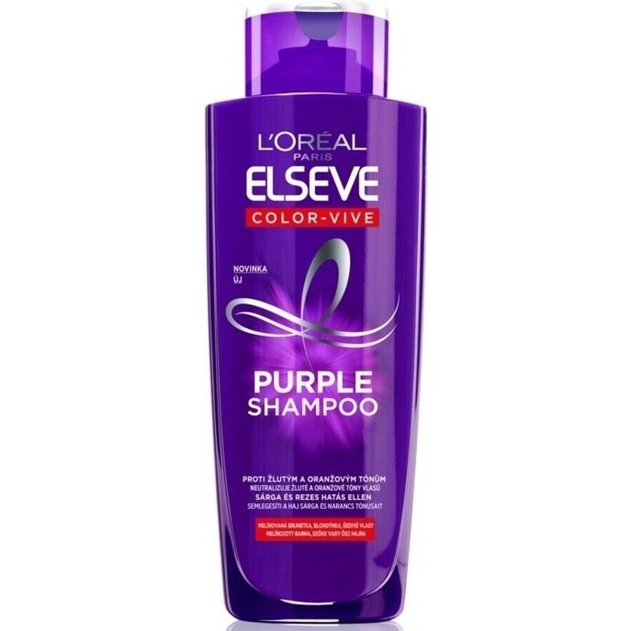 Elseve Purple Shampoo 1×200 ml, shampooing