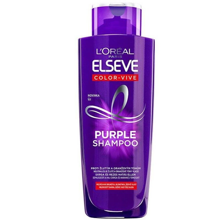 Elseve Purple Shampoo 1×200 ml, shampooing