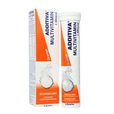 ADDITIVA MULTIVITAMINA + minerale, arancio 1×20 tbl