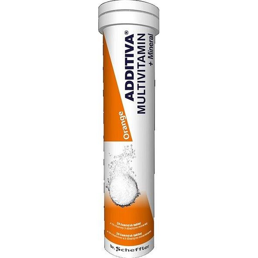 ADDITIVA MULTIVITAMINA + minerale, arancio 1×20 tbl