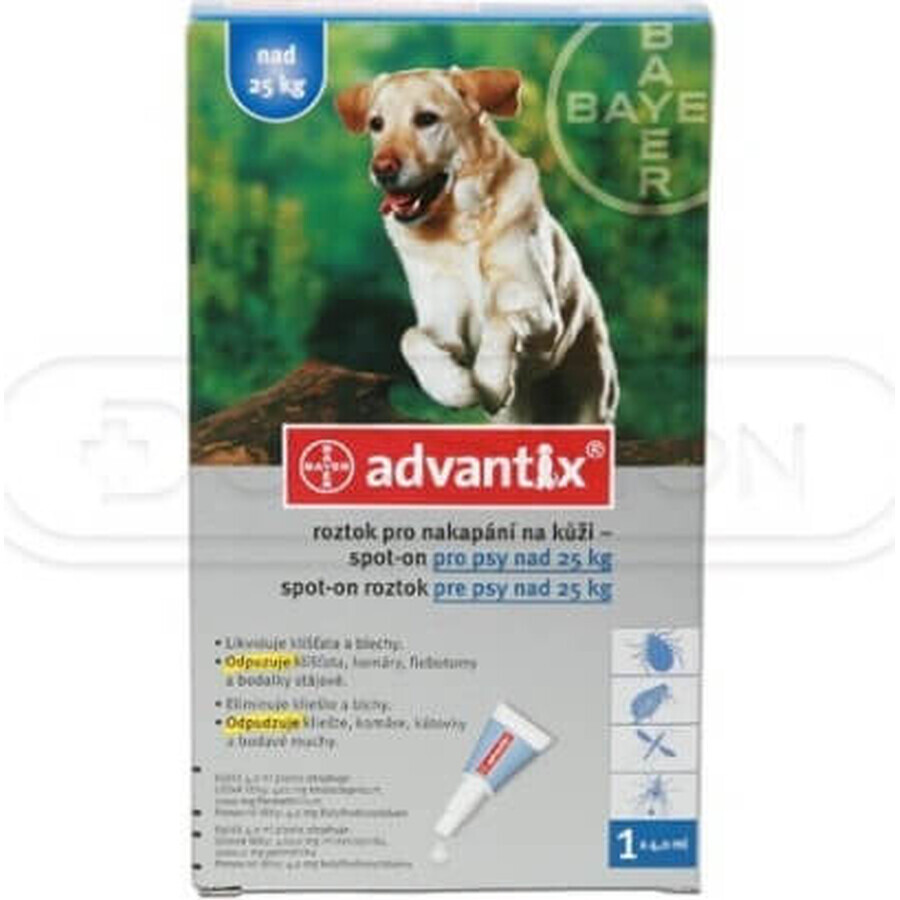 ADVANTIX SPOT-ON PES 4×4 ml, preparato repellente antiparassitario