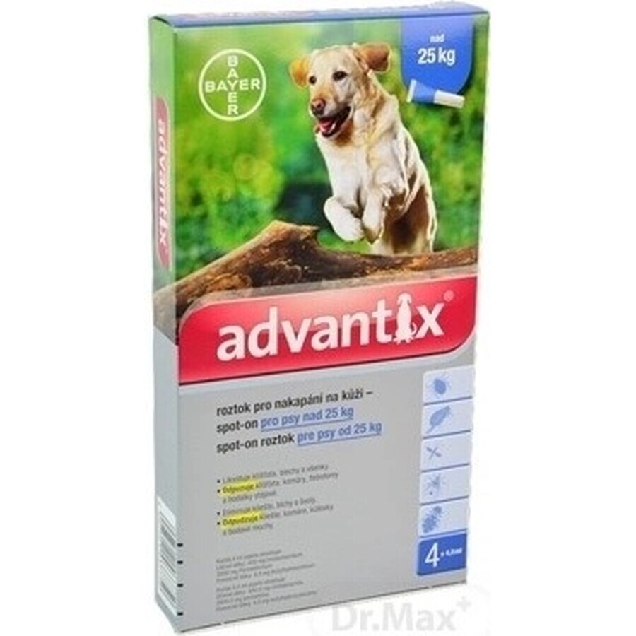 ADVANTIX SPOT-ON PES 4×4 ml, preparato repellente antiparassitario